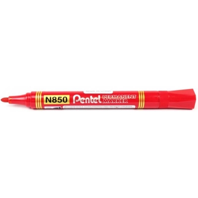 Marker permanentny N850 okrągły czerwony