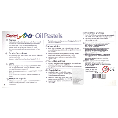 Pastele olejne 16-kolorowe Pentel