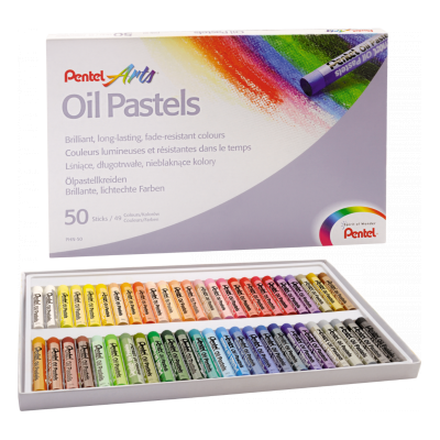 Pastele olejne 50-kolorowe Pentel