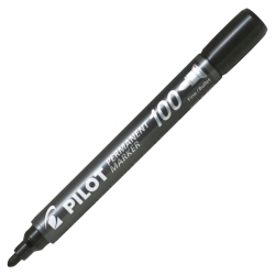 Marker permanentny okrągły czarny SCA-100