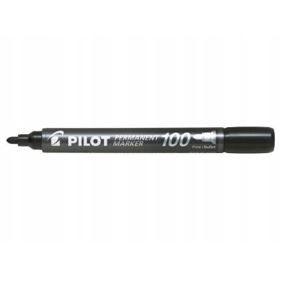 Marker permanentny okrągły czarny SCA-100
