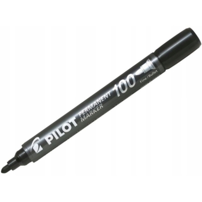 Marker permanentny okrągły czarny SCA-100