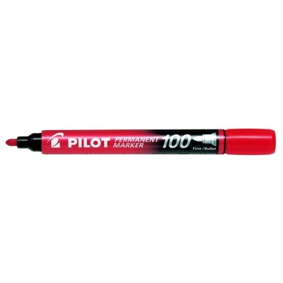 Marker permanentny okrągły czerwony SCA-100